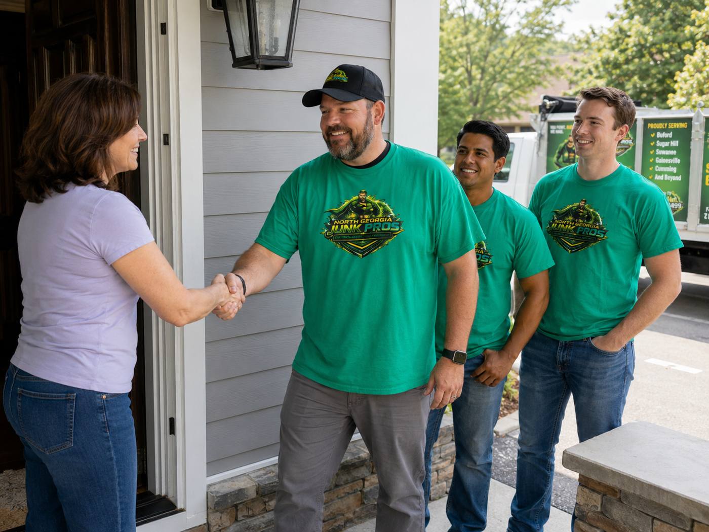 North Georgia Junk Pros crew in Buford